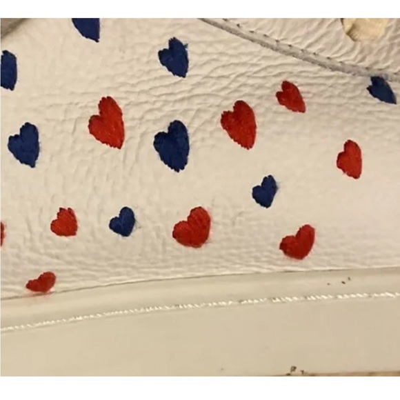 NEW! $295. Soludos White With Hearts 👟 - Picture 2 of 6